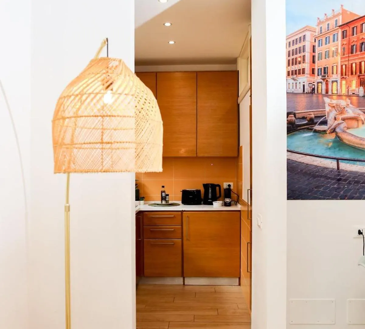 Apartment Cozy Suite With Private Patio In Vatican Appiano Rome
